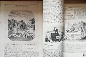 SEMANARIO PINTORESCO ESPAÑOL: N 33 ,14 agosto 1853: Place du Concorde Paris, casas y alles de Madrid