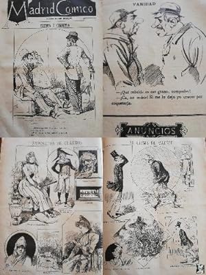PERIÓDICO MADRID CÓMICO año IX, 1889, Nº 330