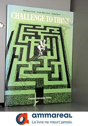 Imagen del vendedor de Challenge to Think: Student's Book a la venta por Ammareal
