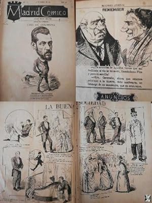 PERIÓDICO MADRID CÓMICO año IX, 1889, Nº 312