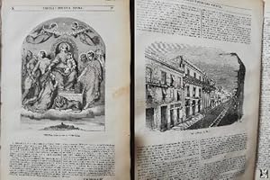 SEMANARIO PINTORESCO ESPAÑOL: Nº 8. 20 de febrero de 1853, Baños de Arnedillo y Teatro de México.