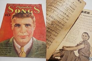 Antigua revista americana - old magazine: Popular Songs February 1935 Dick Powell cover