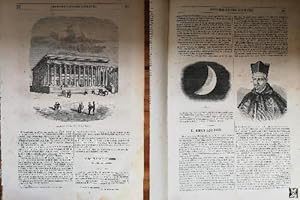 SEMANARIO PINTORESCO ESPAÑOL: Nº 31 ,31 julio 1853: Palacio de la bolsa de París / Palais du bors...