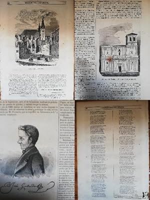 SEMANARIO PINTORESCO ESPAÑOL: Nº21, 22 mayo 1853 Catedral Augsburgo, Santiago Medina de Rioseco