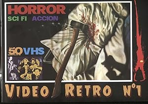 Video Retro numero 1: caratulas cine vhs HORROR-SCIFI ACCION