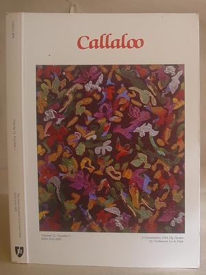 Callaloo #38 A Journal Of Afro American And African Arts And Letters: Volume 12 Number 1 Winter 1989