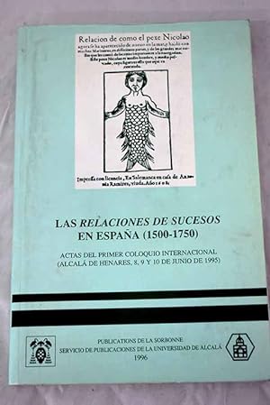 Seller image for Las "relaciones de sucesos" en Espaa for sale by Alcan Libros