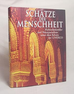 Bild des Verkufers fr Schtze der Menschheit : Kulturdenkmler und Naturparadiese unter dem Schutz der UNESCO-Welterbekonvention / Texte von Thomas Veser . [Red.: Ursula Saling] zum Verkauf von Versandantiquariat Buchegger