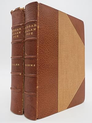 TALES OF EDGAR ALLAN POE; COMPLETE POEMS OF EDGAR ALLAN POE (2 Volumes) (Leather Bound)