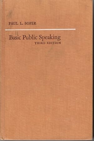 Immagine del venditore per Basic Public Speaking venduto da Ye Old Bookworm