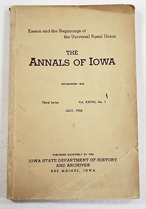 Imagen del vendedor de Annals of Iowa: A Magazine of Iowa. Third Series. Vol. XXVII, No. 2, October 1946 a la venta por Resource Books, LLC