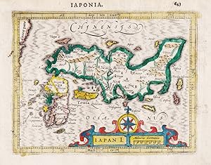 "Iaponia / Iapan I." - Japan Japon island ile Insel map Karte