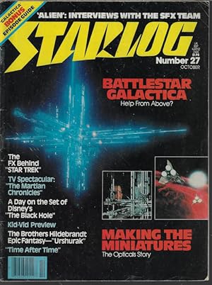 Image du vendeur pour STARLOG: #27; October, Oct. 1979 mis en vente par Books from the Crypt