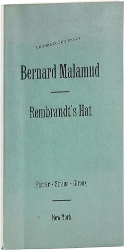 Rembrandt's Hat [Uncorrected Proof Copy]