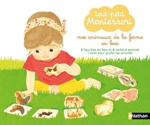 tout-petit Montessori : mes animaux de la ferme en bois