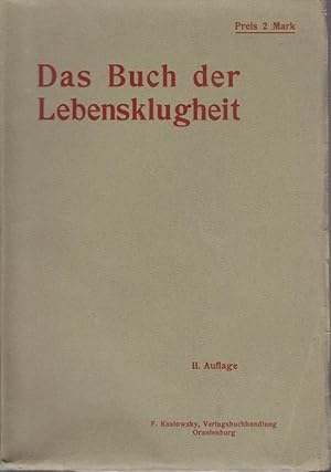 Das Buch der Lebensklugheit.