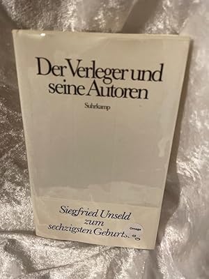 Seller image for Briefe an die Autoren Siegfried Unseld. Hrsg. von Rainer Weiss. [Mitarb. Wolfgang Schopf] / Bibliothek Suhrkamp ; Bd. 1384 for sale by Antiquariat Jochen Mohr -Books and Mohr-
