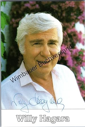 Bild des Verkufers fr Original Autogramm Willy Hagara (1927-2015) /// Autogramm Autograph signiert signed signee zum Verkauf von Antiquariat im Kaiserviertel | Wimbauer Buchversand