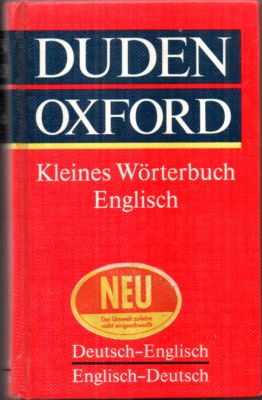 Bild des Verkufers fr Duden-Oxford Kleines Wrterbuch Englisch: Deutsch-Englisch, Englisch-Deutsch. zum Verkauf von Leonardu