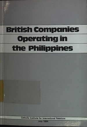 Bild des Verkufers fr Business Companies Operating in the Philippines zum Verkauf von books4less (Versandantiquariat Petra Gros GmbH & Co. KG)