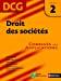 Seller image for Droit Des Socits, Dcg, preuve 2 : Corrigs Des Applications for sale by RECYCLIVRE