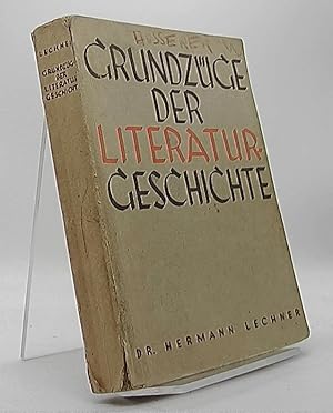 Bild des Verkufers fr Grundzge der Literatur Geschichte zum Verkauf von Antiquariat Unterberger