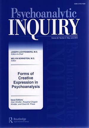 Bild des Verkufers fr Psychoanalytic Inquiry. Vol. 30. No. 3 / May-June 2010 Forms of Creative Expression in Psychoanalysis zum Verkauf von Fundus-Online GbR Borkert Schwarz Zerfa