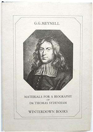 Bild des Verkufers fr Materials for a Biography of Dr. Thomas Sydenham (1624-1689): A New Survey of Public and Private Archives zum Verkauf von PsychoBabel & Skoob Books