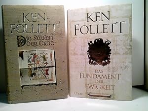 Konvolut bestehend aus 2 Bänden, zum Thema: Historische Romane von Ken Follett.