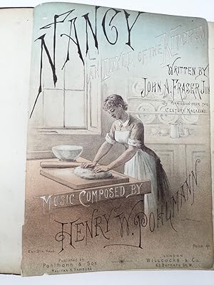 Imagen del vendedor de A collection of 31 sheet music songs from H. Pohlman, including: Nancy; The Old Sea Dog; Mammie; First in the Trenches; Pictures of Village Life; Etudes des Enfants; Kassassin; a la venta por ROBIN SUMMERS BOOKS LTD