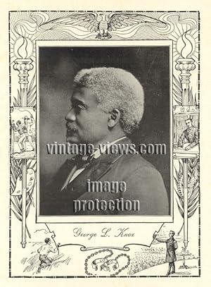 GEORGE L. KNOX,Negro Genealogy,1902 Photo