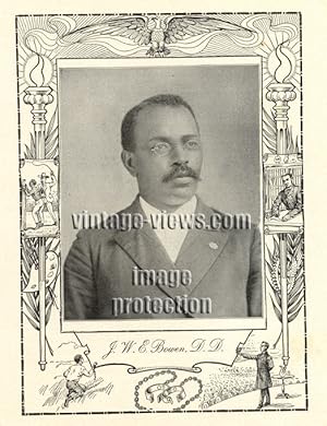 DR. JOHN WESLEY EDWARD BOWEN,Negro Genealogy,1902 Photo
