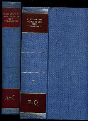 Historisches Wörterbuch der Philosophie . Nur Band 1 bis 7 Buchstaben A bis Q. Ganzleinenausgabe....