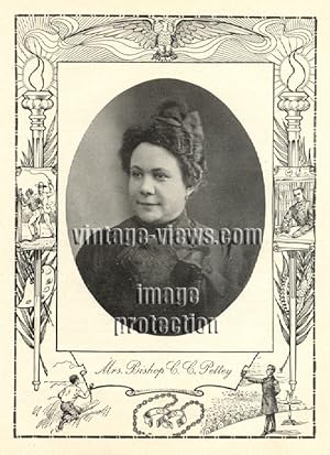 MRS SARAH DUDLEY PETTEY,Negro Genealogy,1902 Photo