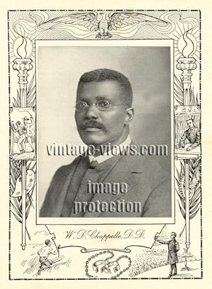 WILLIAM D. CHAPPELLE,Negro Genealogy,1902 Photo