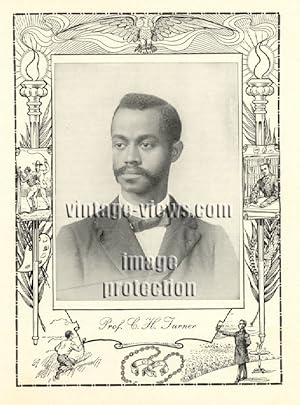 PROF CHARLES HENRY TURNER ,Negro Genealogy,1902 Photo