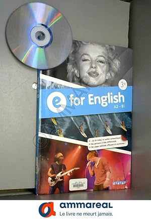 Image du vendeur pour E for English 3e - Livre + DVD-Rom mis en vente par Ammareal