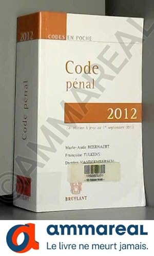 Seller image for Code pnal 2012 for sale by Ammareal
