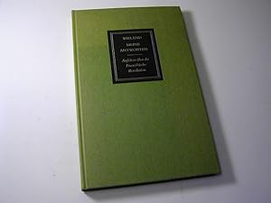 Image du vendeur pour Meine Antworten. Aufstze ber die Franzsische Revolution 1789 bis 1793. Nach den Erstdrucken im Teutschen Merkur. Herausgegeben von Fritz Martini = Marbacher Schriften 22 mis en vente par Antiquariat Fuchseck