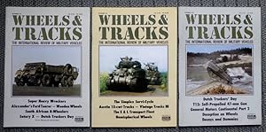 WHEELS & TRACKS: THE INTERNATIONAL REVIEW OF MILITARY VEHICLES. NUMBER 14, NUMBER 16 & NUMBER 18....