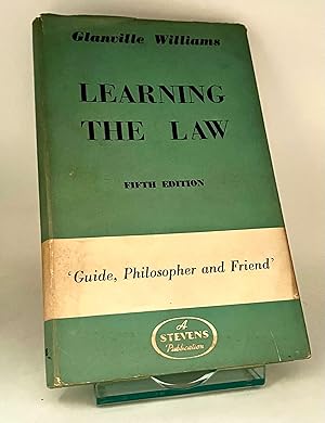 Imagen del vendedor de Learning The Law a la venta por Book_Attic