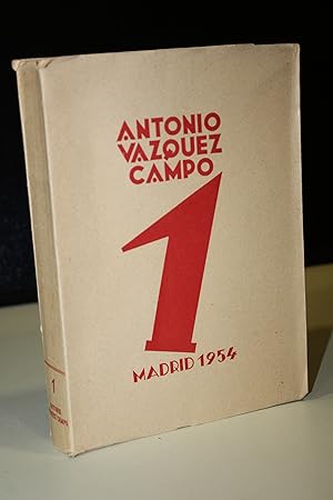 Imagen del vendedor de Antonio Vzquez Campo, 1, 1954. Proemio en sus dos partes. Yo. Mi Castro Filosfico. a la venta por MUNDUS LIBRI- ANA FORTES