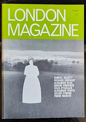 Image du vendeur pour The London Magazine August 1967 / Samuel Beckett / Richard Eberhart / Alexander Blok / Nadine Gordimer / Julia O'Faolain / Alexander Werth / Julian Symons / Frank Marcus / Gavin Ewart / John Welsome mis en vente par Shore Books