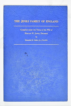 Bild des Verkufers fr THE JENKS FAMILY OF ENGLAND zum Verkauf von Lost Time Books
