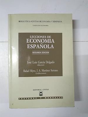 Imagen del vendedor de Lecciones de Economa Espaola a la venta por Libros Ambig