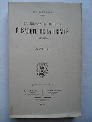 Seller image for La servante de Dieu Elisabeth de la Trinit for sale by Breizh56