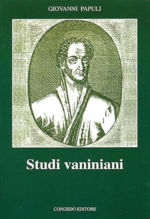 Bild des Verkufers fr Studi vaniniani. zum Verkauf von Libro Co. Italia Srl