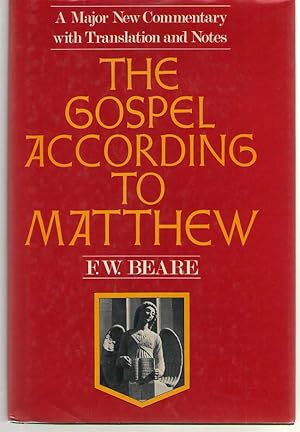 Seller image for The Gospel According To Matthew Translation, Introduction, and Commentary for sale by Dan Glaeser Books