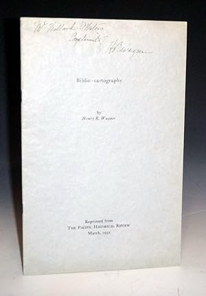 Biblio-cartography, Offprint, Inscribed By the Author