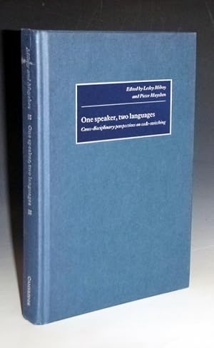 Image du vendeur pour One Speaker, Two Languages; Cross-disciplinary Perspectives on Code-Switching mis en vente par Alcuin Books, ABAA/ILAB